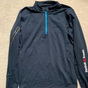 Reebok CrossFit Navy Performance 1/4 Zip